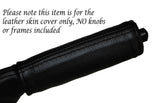 BLACK STITCH HANDBRAKE HANDLE LEATHER SKIN COVER FITS LOTUS ELAN M100 SE