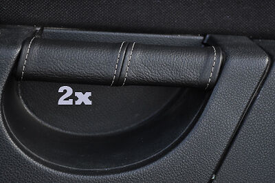 FITS FORD FIESTA MK6 MK7 FUSION 2X DOOR HANDLE COVERS grey CUSTOM NEW MADE IN UK