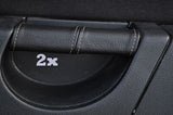 FITS FORD FIESTA MK6 MK7 FUSION 2X DOOR HANDLE COVERS grey CUSTOM NEW MADE IN UK
