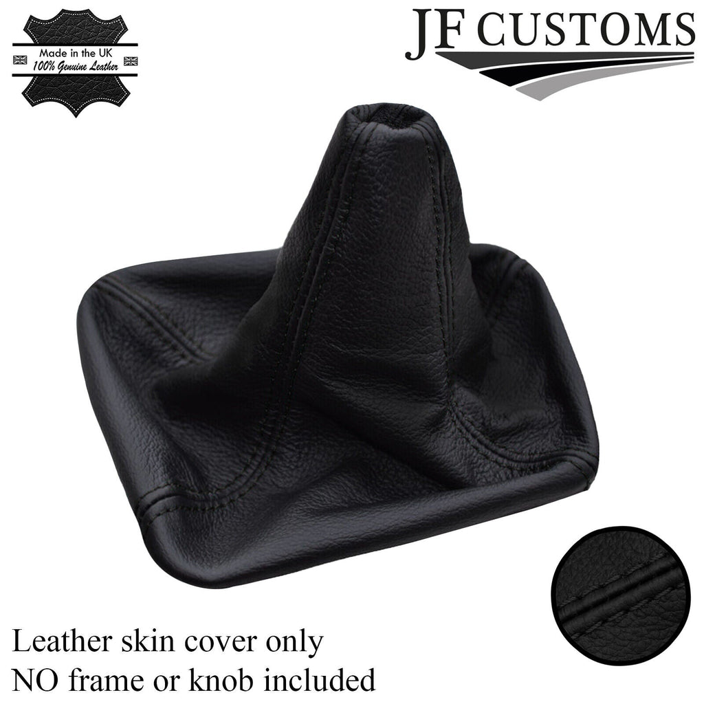 BLACK STITCH FITS SKODA OCTAVIA MK1 FL LEATHER GEAR GAITER RS TDI 2000-2004