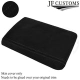BLACK STITCHING REAL SUEDE ARMREST COVER FITS SUBARU IMPREZA WRX STI 2001-2004