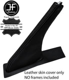 BLACK & BLACK LEATHER HANDBRAKE GAITER COVER FITS HONDA CIVIC 1992-1995