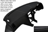 GREY STITCH FITS TOYOTA MR2 MK2 1989-2000 DASH DASHBOARD LEATHER SKIN COVER ONLY