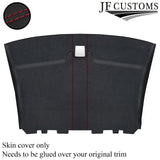 RED STITCH DARK GREY LUXE SUEDE HEADLINER COVER FITS HONDA CRX 88-91 CUSTOM NEW