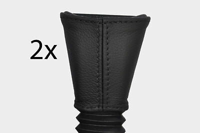 black stitch FITS VAUXHALL OPEL VECTRA B 95-02 2X FRONT SEAT BELT STALK  COVERS