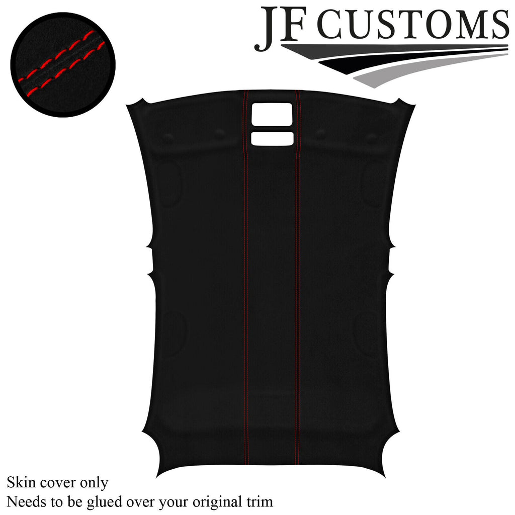 RED STITCH SUEDE ROOF HEADLINER COVER FOR ALFA ROMEO GIULIETTA 10-16 CUSTOM NEW