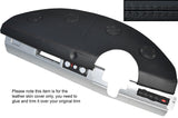 BLACK STITCH DASH DASHBOARD SKIN COVER FITS VAUXHALL OPEL VX220 TURBO SPEEDSTER