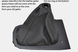black stitch FITS HONDA CIVIC VTI-S MB6 B18C4 SALOON 96-00 LEATHER GEAR GAITER