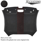 DSG2 RED DIAMOND STITCH D GREY SUEDE HEADLINER COVER FITS AUDI TT MK3 15-19