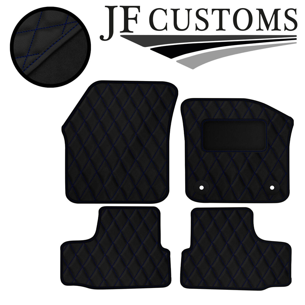 D BLUE DIAMOND STITCH VINYL 4X TAILORED FLOOR CARPET FOR SEAT MII 11-21 JF1