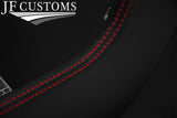 RED STITCH LEATHER CENTRE DASH CONSOLE COVERS FITS MERCEDES SLK R170 96-04