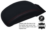 RED STITCHING LEATHER ARMREST LID SKIN COVER FITS CITROEN C4 MK2 2011-2014