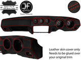 RED  STITCH DASH DASHBOARD REAL LEATHER COVER FITS DATSUN 260Z 2+2 JF2