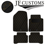 YELLOW DIAMOND VINYL 4X TAILORED FLOOR CARPET FOR HYUNDAI IONIQ HYBRID 16-21 JF1