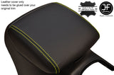 YELLOW STITCHING ARMREST LID LEATHER COVER FITS NAVARA NP300 D23 2015-2017