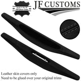 D GREY STITCH LEATHER 2X DOOR SILL TRIM COVERS FITS PORSCHE 911 997 05-12 JF2