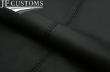 BLACK STITCH GENUINE LEATHER ARMREST COVER FITS LANDROVER DISCOVERY 3 4 LR3 LR4