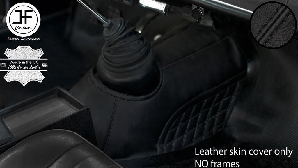 BLACK STITCH FRONT CENTER CONSOLE TUNNEL COVER FITS ALFA ROMEO GIULIA SUPER TI