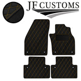 YELLOW DIAMOND STITCH VINYL 4XTAILORED FLOOR CARPET FOR VOLVO C30 AUTO 06-13 JF1