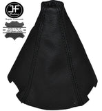 BLACK STITCH REAL LEATEHR GEAR GAITER BOOT FITS 200SX S13 COUPE 1988-1994