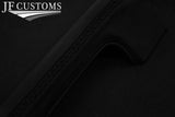 BLACK LUX-STITCH LEATHER DASH HANDLE + SCREW CAPS FOR LAND ROVER DEFENDER 07-16