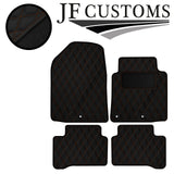 TAN DIAMOND VINYL 4X TAILORED FLOOR CARPET FOR HYUNDAI IONIQ HYBRID 16-21 JF1