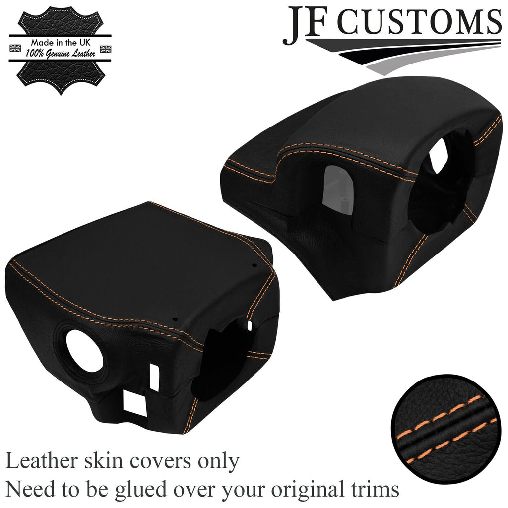 BEIGE STITCH  LEATHER  STEERING SHROUD COVER FOR PEUGEOT 206 98-12 CUSTOM NEW