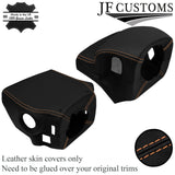 BEIGE STITCH  LEATHER  STEERING SHROUD COVER FOR PEUGEOT 206 98-12 CUSTOM NEW