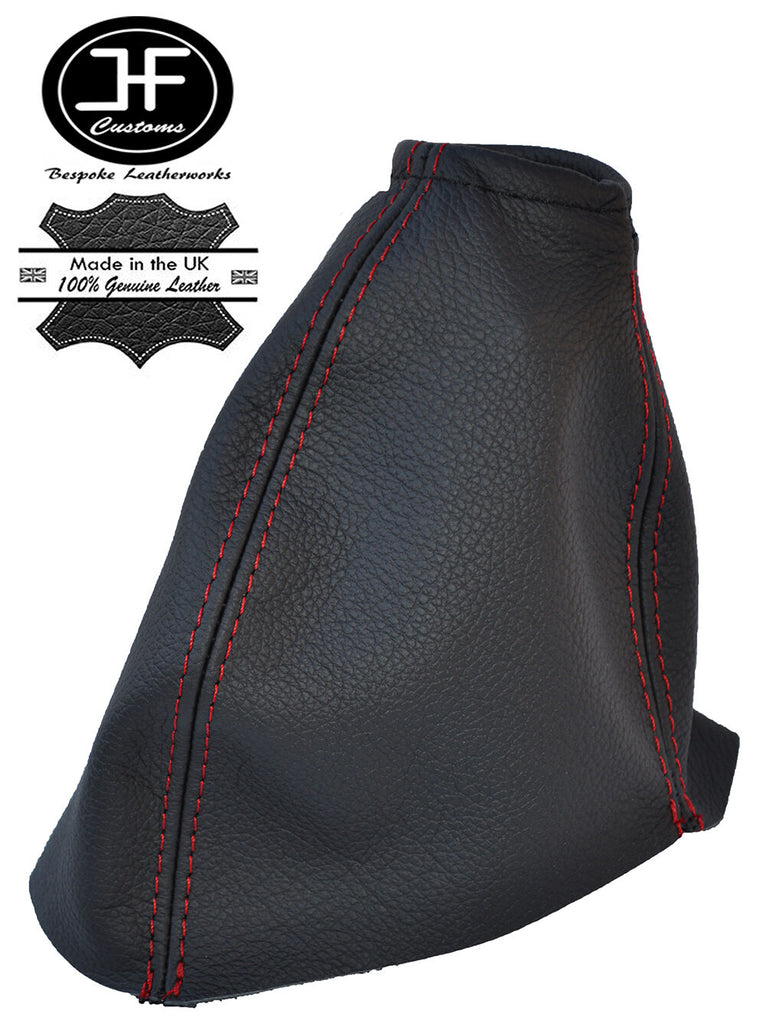 RED STITCH MANUAL LEATHER GEAR GAITER FITS VW VOLKSWAGEN CRAFTER LT3 06-15