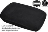 BLACK STITCHING REAL SUEDE ARMREST LID COVER FITS LEXUS RX350 RX450h 2010-2015