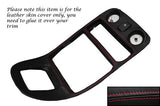 RED STITCH CENTRE DASH SURROUND LEATHER SKIN COVER FITS MG MGF MK1 1995-2000