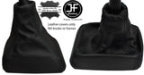 BLACK STITCH LEATHER GEAR GAITER FITS VAUXHALL OPEL ASTRA MK2 KADETT E 84-91