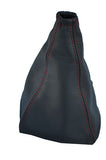 2003-2009 red stitch FITS KIA SORENTO LEATHER SHIFT BOOT CUSTOM NEW MADE IN UK