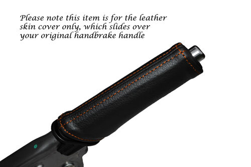 ORANGE STITCH LEATHER HANDBRAKE HANDLE COVER FITS ALFA ROMEO GIULIETTA 10-14