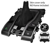 BLACK TOP GRAIN LEATHER MANUAL GEAR GAITER FITS HONDA CIVIC MK10 2017-2019