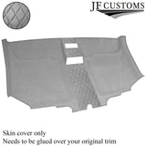 DSG2 WHITE STITCH FRONT HEADLINER L GREY SUEDE COVER FITS VW T5 TRANSPORTER VAN