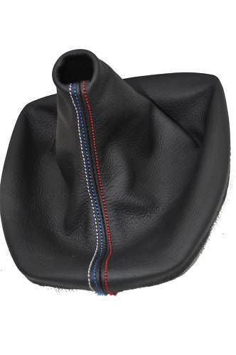 FITS BMW E39 5 1995-2003 MANUAL GAITER SHIFT BOOT TRI STITCHING LEATHER