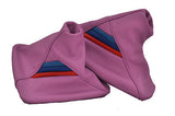 FITS BMW E30 E32 E34 E36 E46 Z3 E39 TRI STRIPES LEATHER PINK CUSTOM NEW