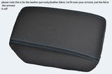 blue stitch FITS VAUXHALL OPEL ASTRA J MK6 2009+ LEATHER ARMREST COVER