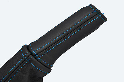 blue stitch FITS VAUXHALL OPEL ASTRA MK5 5 H HOLDEN 04-11 HANDBRAKE HANDLE COVER