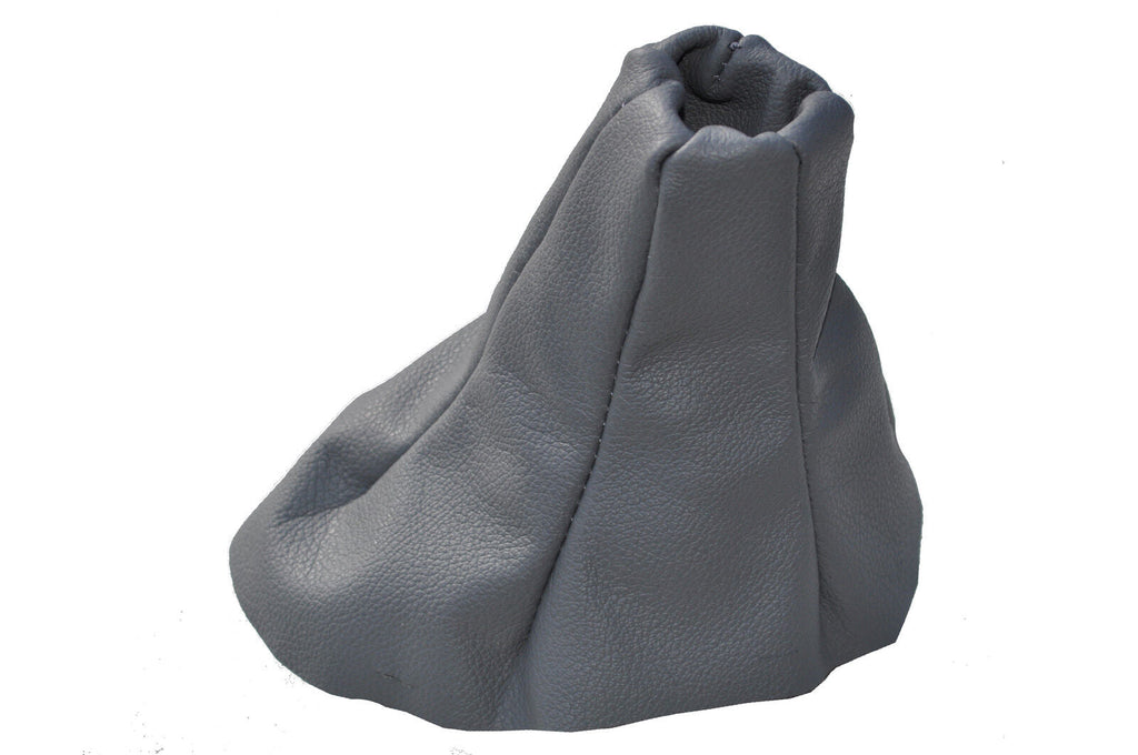 FITS FIAT PANDA GEAR SHIFT GAITER GREY REAL LEATHER LEATHER 2003-2011 CUSTOM NEW
