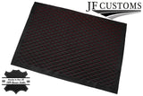 RED DIAMOND STITCH QUILTED LEATHER 5X PADDED PANEL LUXURY PREMIUM 125CM X 85CM