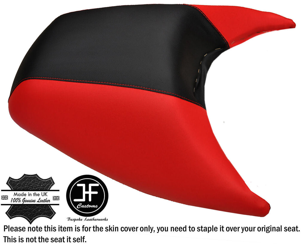 BLACK & B RED CUSTOM FITS SEADOO GTX GTI 97-01 REAR AUTOMOTIVE VINYL SEAT COVER