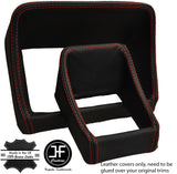 RED STITCH INSTRUMENT SURROUND HOOD LEATHER COVERS FITS ALFA ALFETTA GT GTV