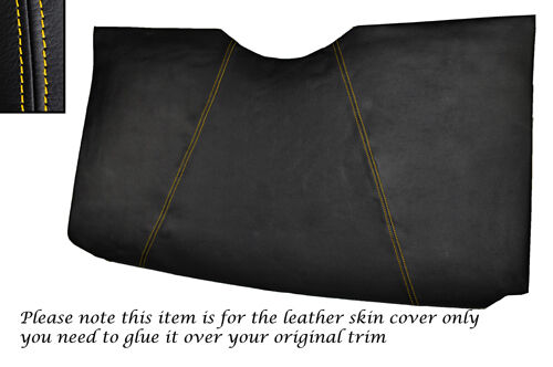 YELLOW STITCH FITS  TRIUMPH SPITFIRE MK4 REAR PANEL LEATHER SKIN COVER ONLY