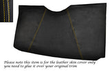 YELLOW STITCH FITS  TRIUMPH SPITFIRE MK4 REAR PANEL LEATHER SKIN COVER ONLY