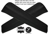BLACK STITCH 2X FRONT DOOR ARMREST LEATHER COVERS FITS HONDA ACURA NSX 90-95