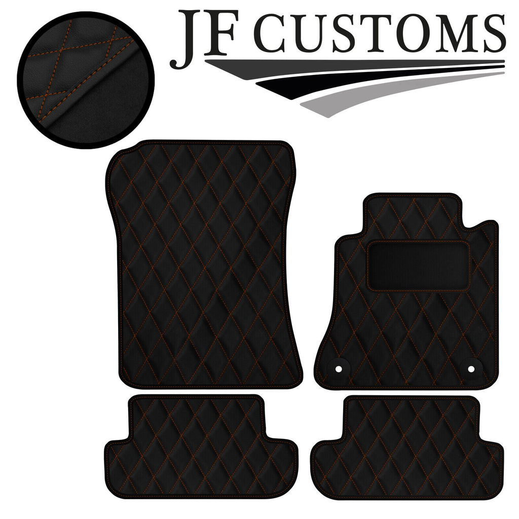 TAN DIAMOND STITCH VINYL 4XTAILORED FLOOR CARPET FOR MERCEDES CLK 03-10 JF1