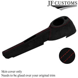 RED STITCH CENTRE CONSOLE TUNNEL LUXE-SUEDE COVER FOR LOTUS ELISE EXIGE S2 05-12