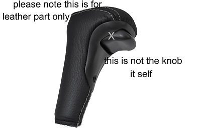 GREY STITCH FITS RANGE ROVER P38 HSE DSE AUTOMATIC VOGUE LEATHER GEAR KNOB COVER